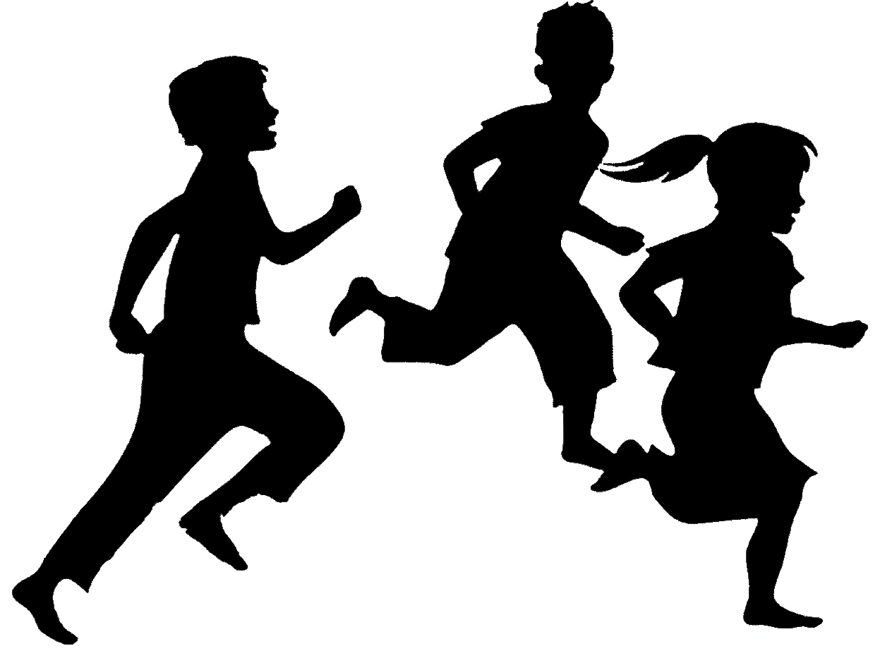 Silhouette Children 420 Silhouette Kids Running2 Gif Running Program