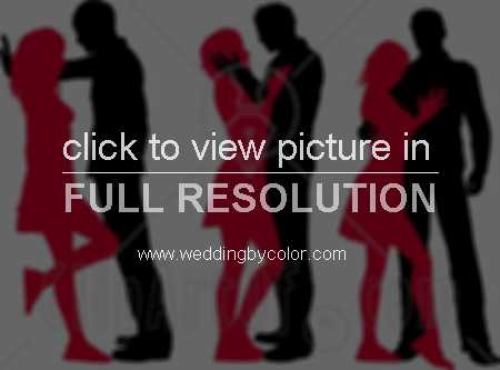 28579 Clipart Illustration Of Three Passionate Black And Red