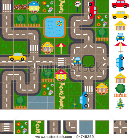 Displaying  18  Gallery Images For Town Map Clipart