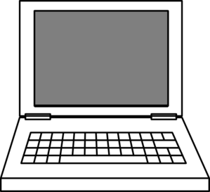 Laptop Clip Art At Clker Com   Vector Clip Art Online Royalty Free    