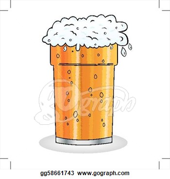 Pint Container Clipart Pint Of Beer Cartoon Style