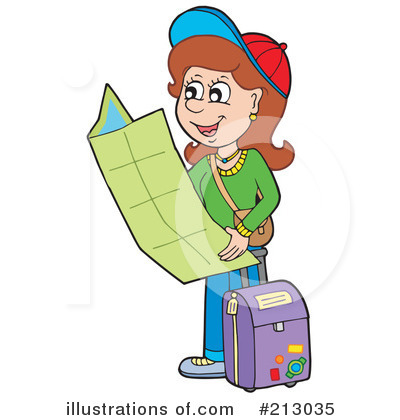 Royalty Free  Rf  Traveling Clipart Illustration By Visekart   Stock