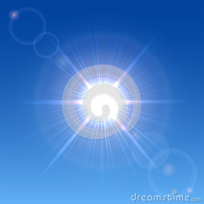 Sun In The Sky Royalty Free Stock Images   Image  32146629