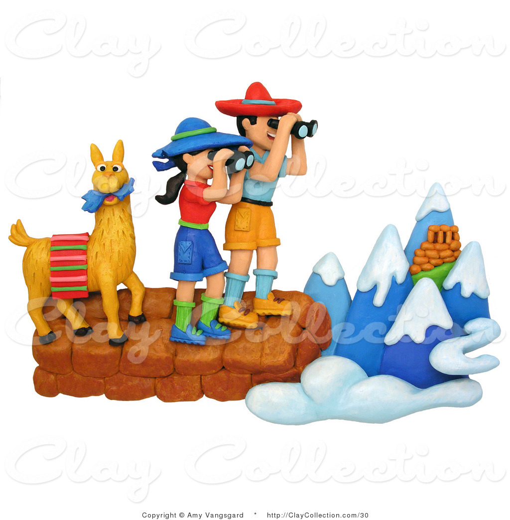 Tourist Clipart Clay Illustration Of A Tourist