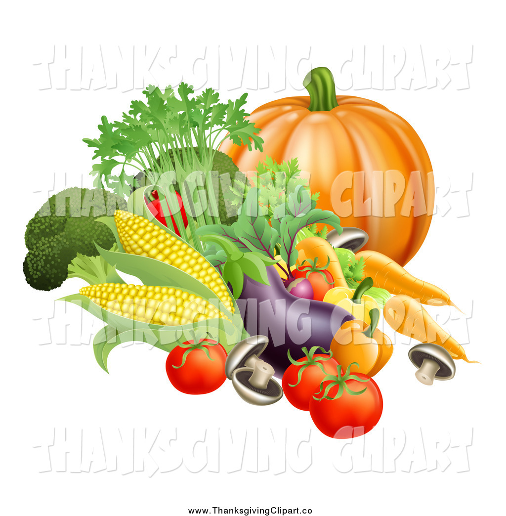 Vector Clip Art Of Fresh Harvest Produce By Atstockillustration