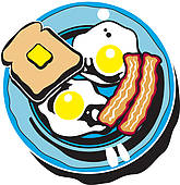 Breakfast   Clipart Graphic
