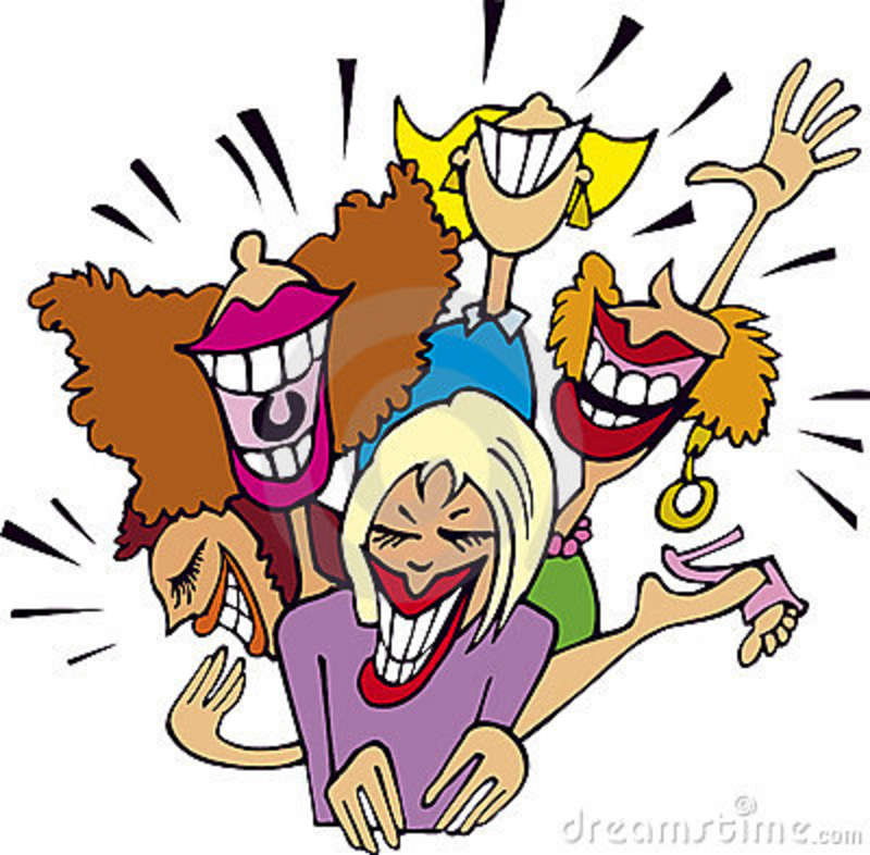 Cartoon Friends Laughing Women Laughing 7147522
