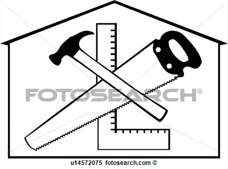 Clipart    Carpenter Construction Elements Occupations Sign
