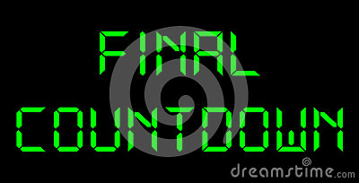 Final Countdown Royalty Free Stock Photos   Image  33755098