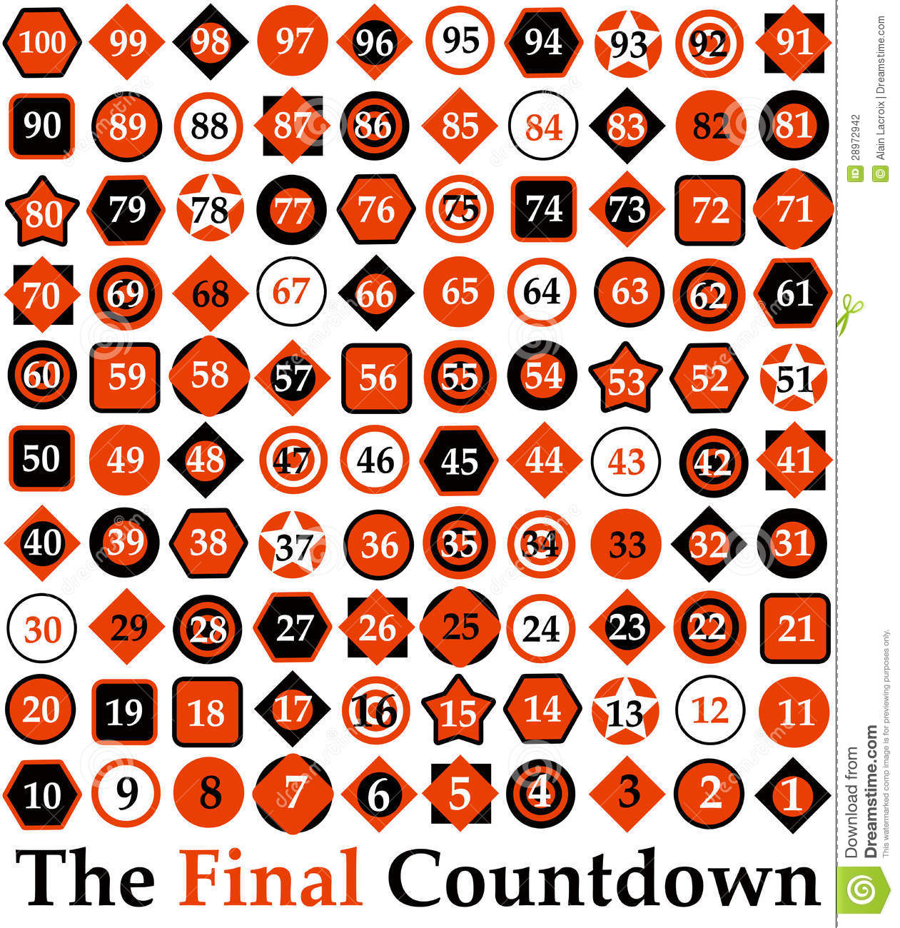 Final Countdown Stock Photography   Image  28972942