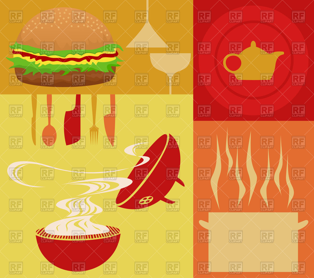 Food Theme Background 82125 Food And Beverages Download Royalty