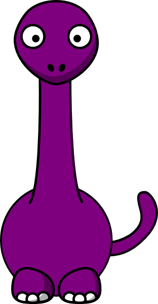 Purple Baby Dinosaur Clip Art At Clker Com   Vector Clip Art Online