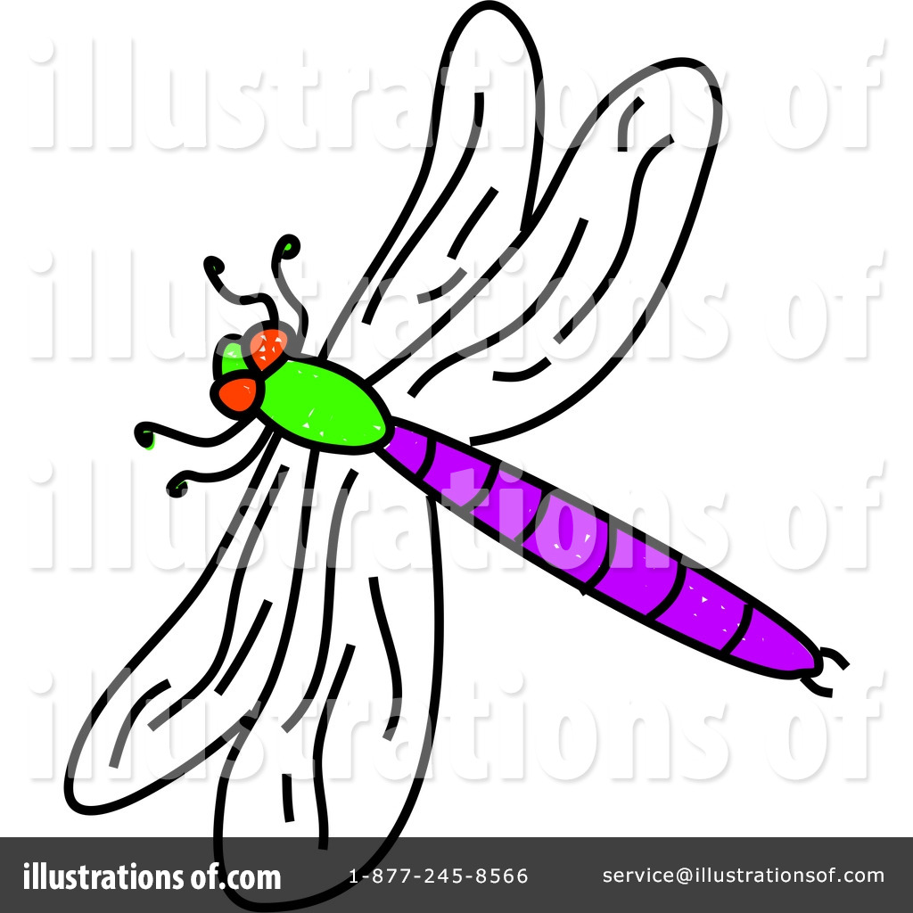 Royalty Free Rf Dragonfly Clipart Illustration By Prawny Stock Sample