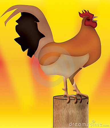 Sunrise Rooster Clipart Rooster 16072634 Jpg