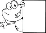 Cute Frog Clipart Black And White Black And White Cute Frog