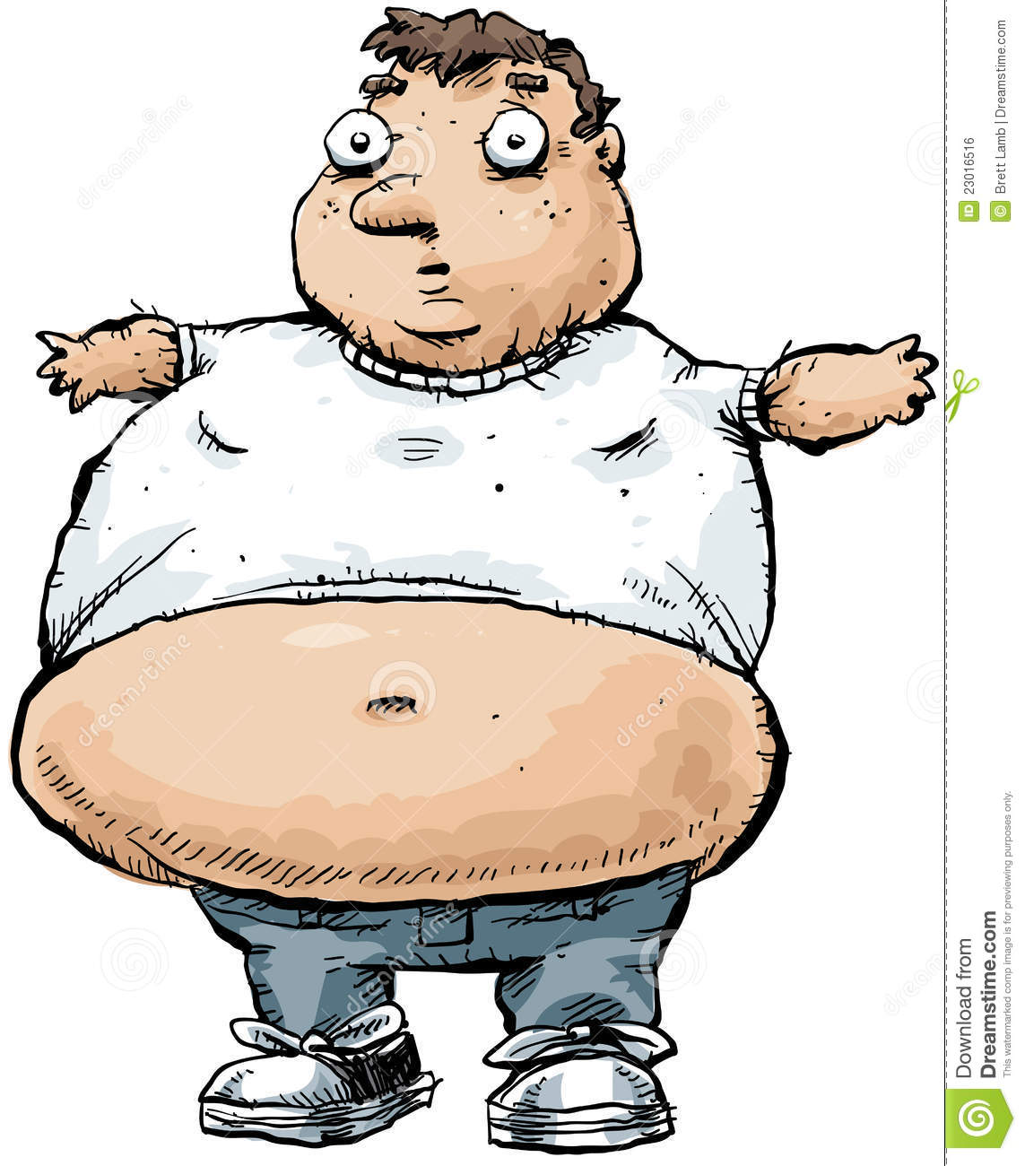 Fat Man Royalty Free Stock Image   Image  23016516