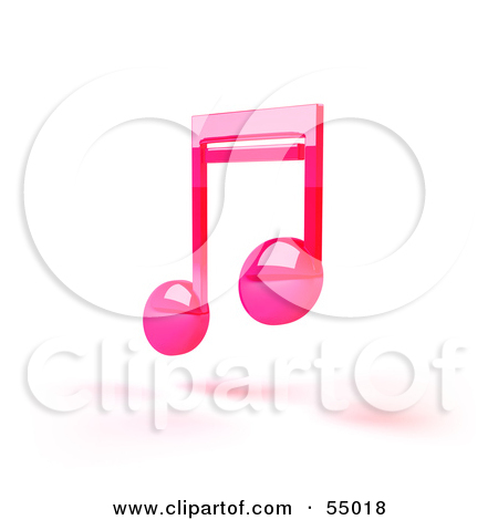Free  Rf  Clipart Illustration Of A Blue 3d Music Note   Version 3