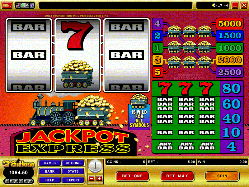 Full Size Preview Of Jackpot Express Slots