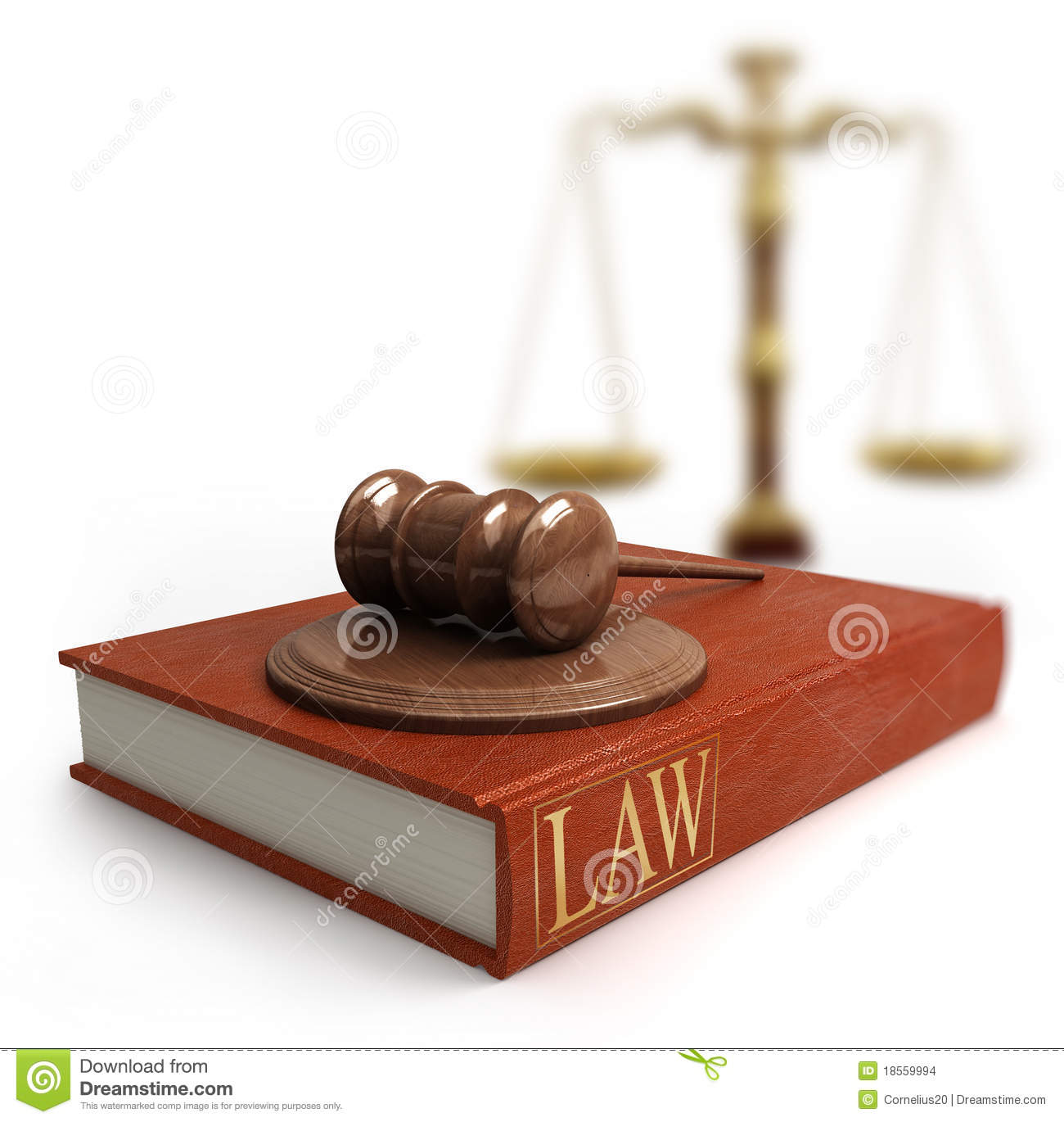 Gavel Scales And Law Book Stock Images   Image  18559994