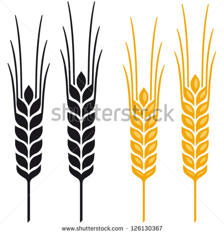     Icons Ideal For Bread Packaging Beer Labels Etc    Stock Vector
