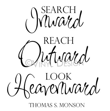 Pages On Reach Outward Look Heavenward Thomas S Monson Popular Lds