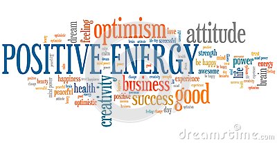 Positive Energy Word Cloud  Good Thinking For Business Success