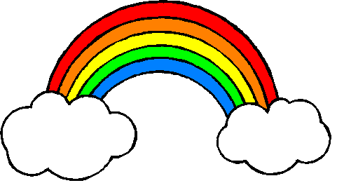 Rainbow With Clouds Clipart   Clipart Panda   Free Clipart Images