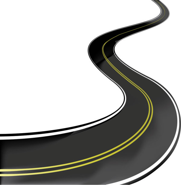Realistic Highway 02   Vector Material Download Free Vectorpsdflash