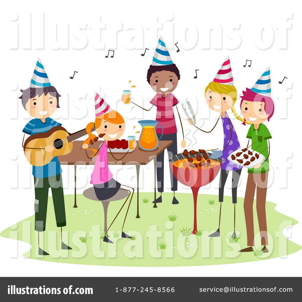 Royalty Free  Rf  Birthday Party Clipart Illustration  1064661 By Bnp