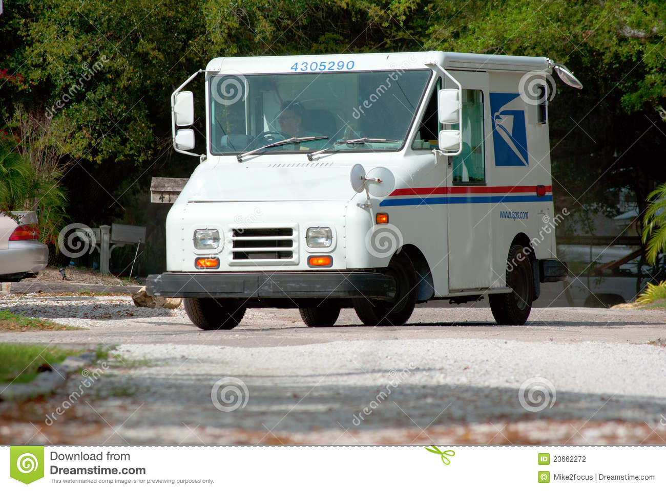 United States Postal Service Truck Van Editorial Photography   Image