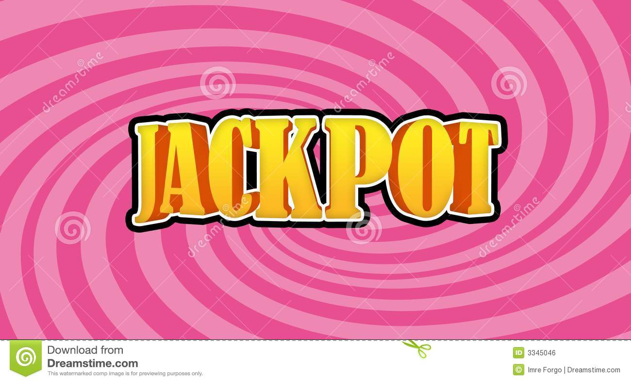 Vegas Slot Machine Jackpot With Retro Pink Background 