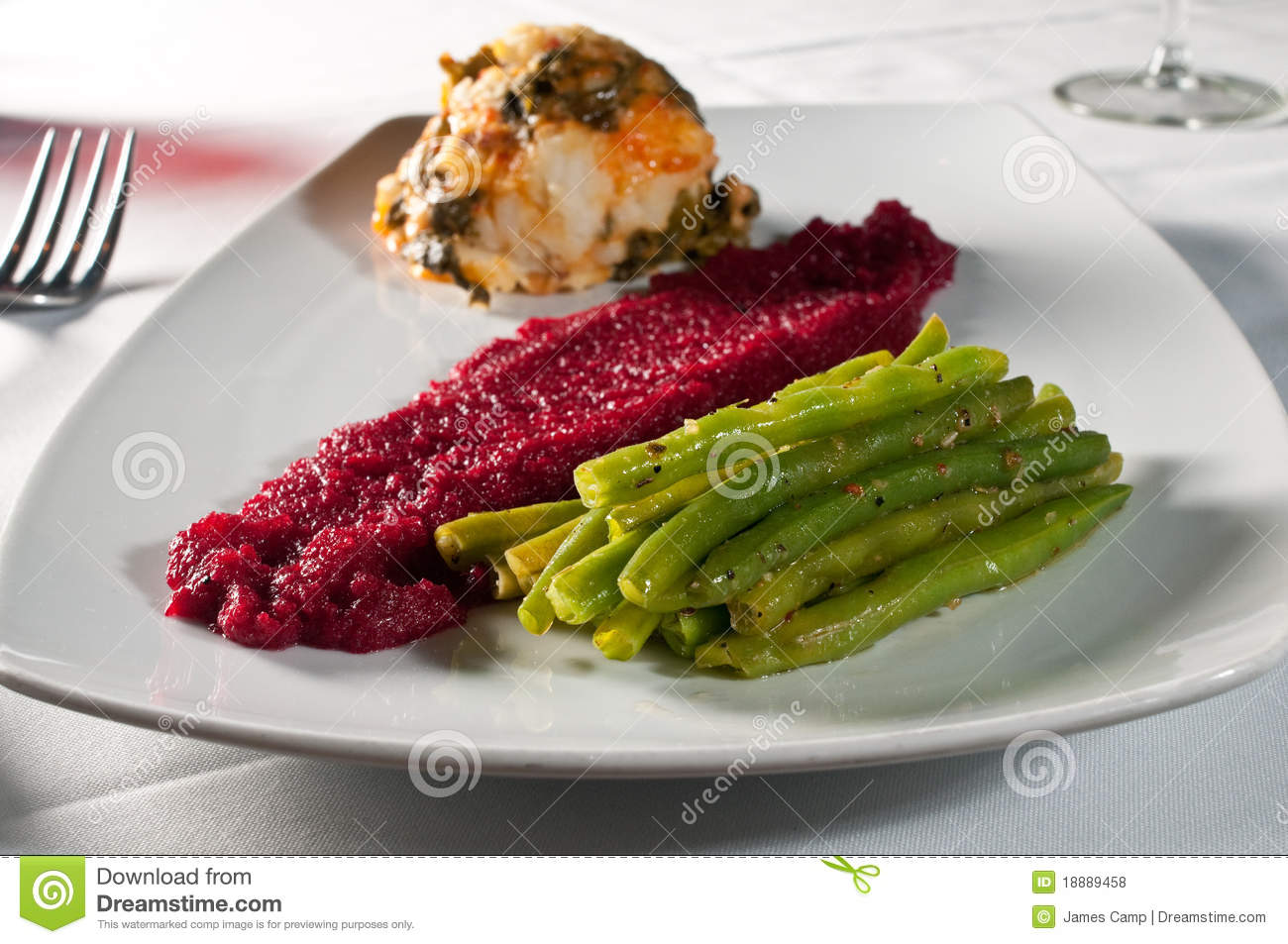 Vegetable Plate With Vanilla Beets Pimento Cheese Mustard Green    