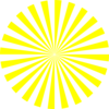 Yellow Sunburst Clip Art At Clker Com   Vector Clip Art Online