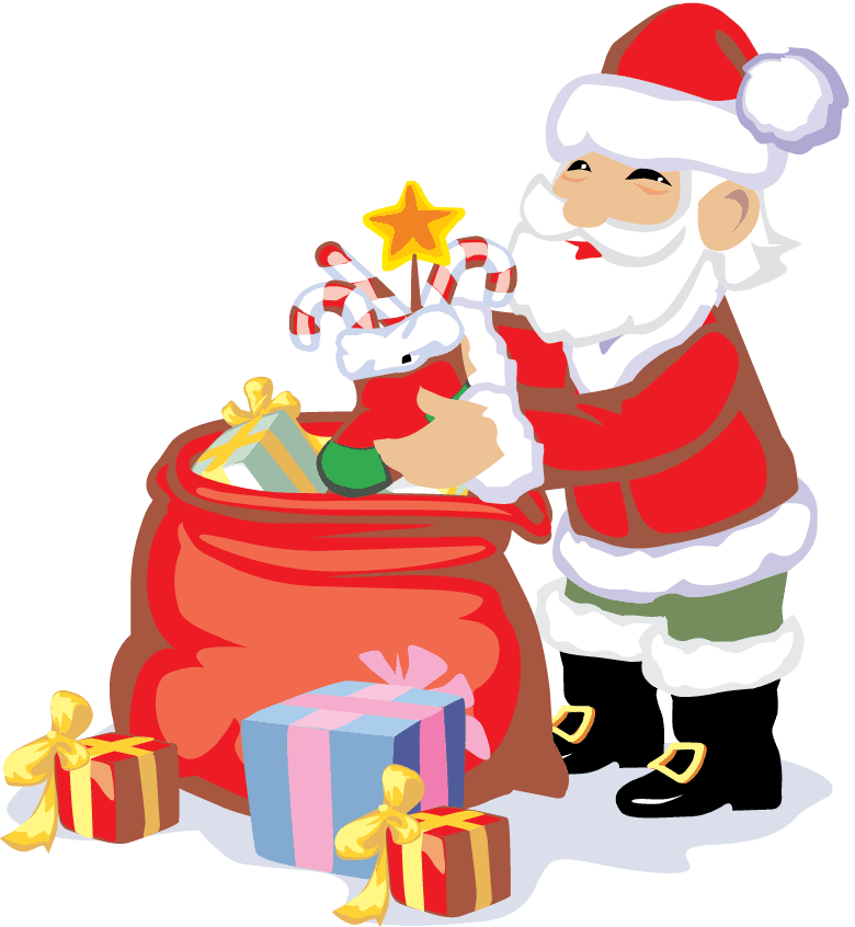 Christmas Clip Art   Free Happy Holidays Presents   More Clipart