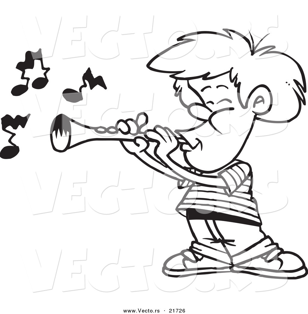 Clarinet Player Clipart This Clarinet Stock Image