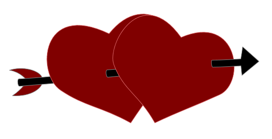 Clipart Heart With Arrow  Png Graphics And Clip Art