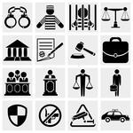 Human Legal Law And Justice Icon Set Legal Law And