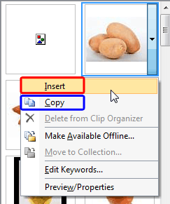 Insert Pictures From The Clip Art Pane In Powerpoint 2010