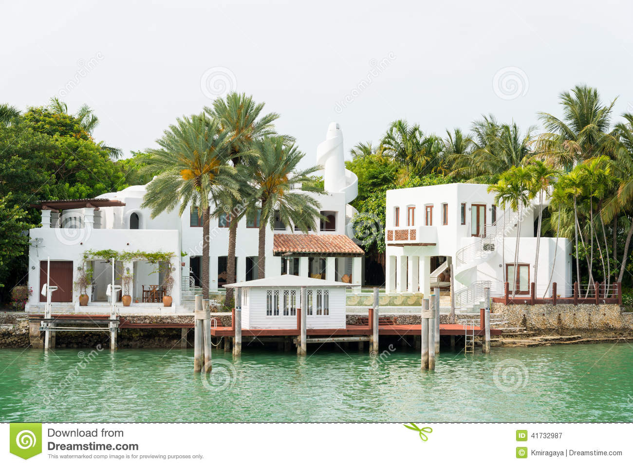 Island In Biscayne Bay And The Home Of Many Rich And Famous People