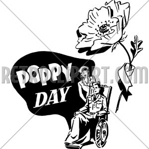 Memorial Day Poppy Clip Art