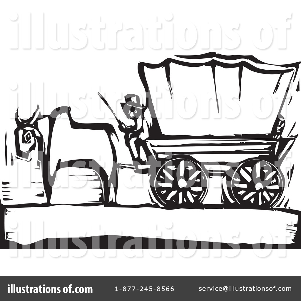 Pioneer Wagon Clip Art Http   Www Illustrationsof Com 1096002 Royalty