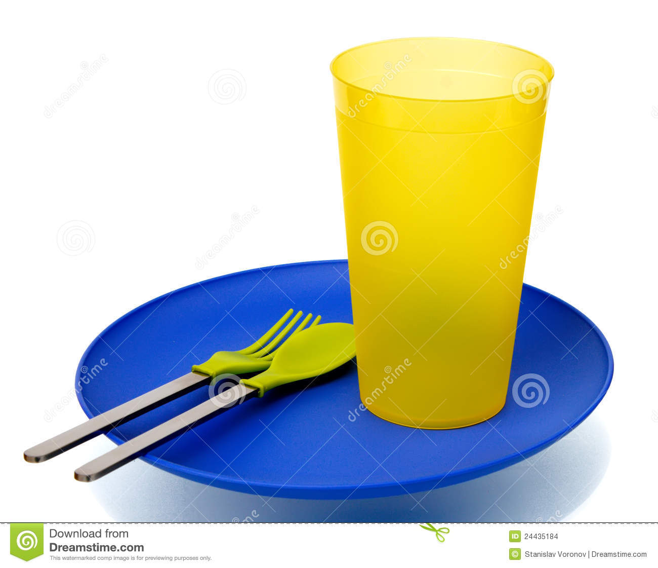 Plate With Spoon Fork And   Quoteko Com
