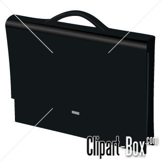 Related Black Briefcase 2 Cliparts