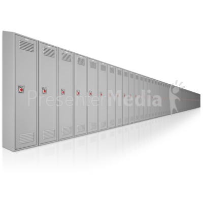 School Locker Row   Education And School   Great Clipart For