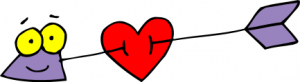 Share Valentine Arrow Heart Clipart With You Friends