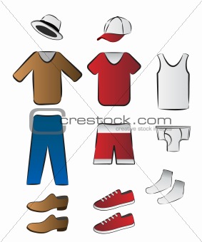 Spring Clothing Clipart Clothes Illustration