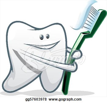 Stock Illustration   Clean Teeth  Clipart Drawing Gg57603978