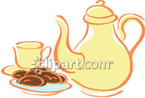 Tea And Cookies   Royalty Free Clipart Picture