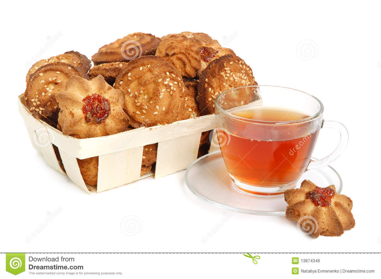 Tea And Cookies Royalty Free Stock Image   Image  13874346