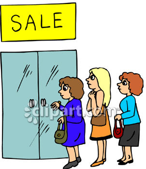 Wait Clipart 0060 0808 2614 3111 Anxious Women Waiting In Line For A